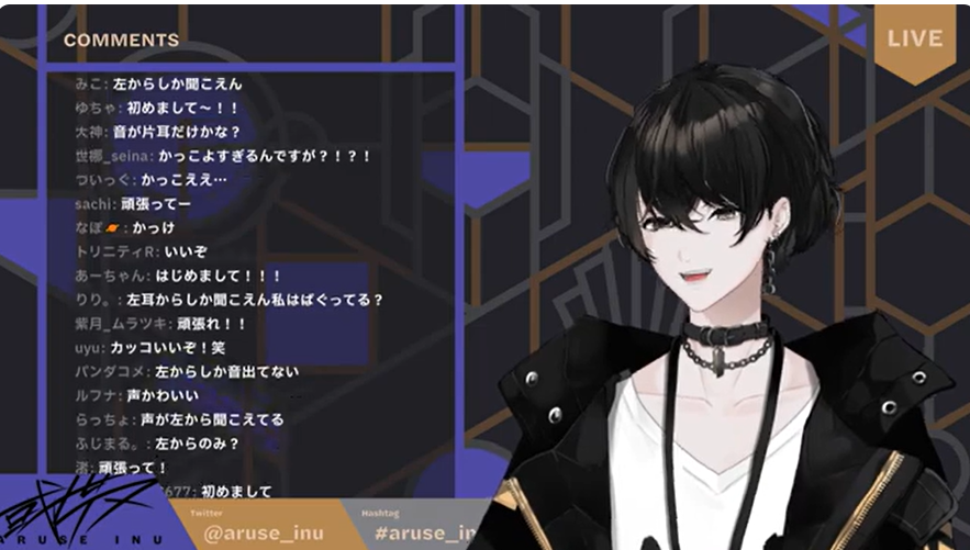 或世イヌさんの黒を基調とした怪盗衣装