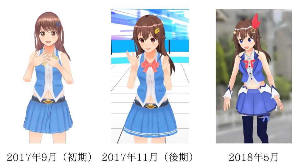 ときのそらの衣装変遷
