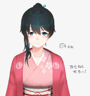 小野町春香の設定画に「154cm、おむねは大きい」と書いてある